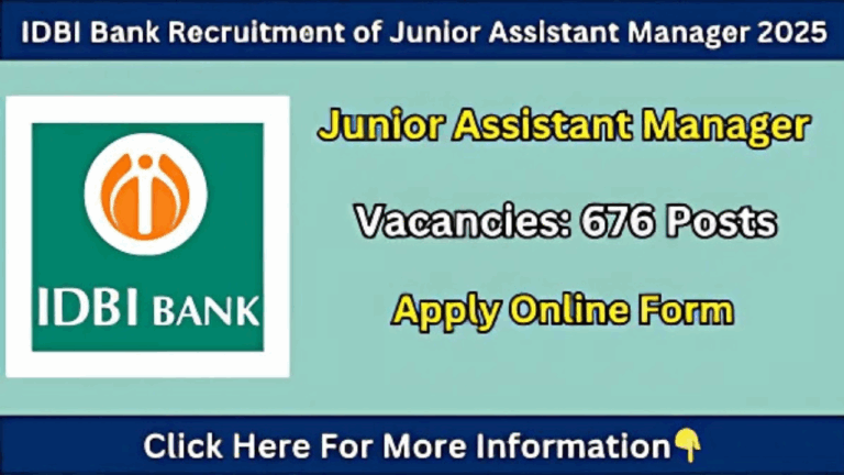 IDBI Junior Assistant Manager 2025: Eligibility, Process and Sarkari Naukri Opportunities